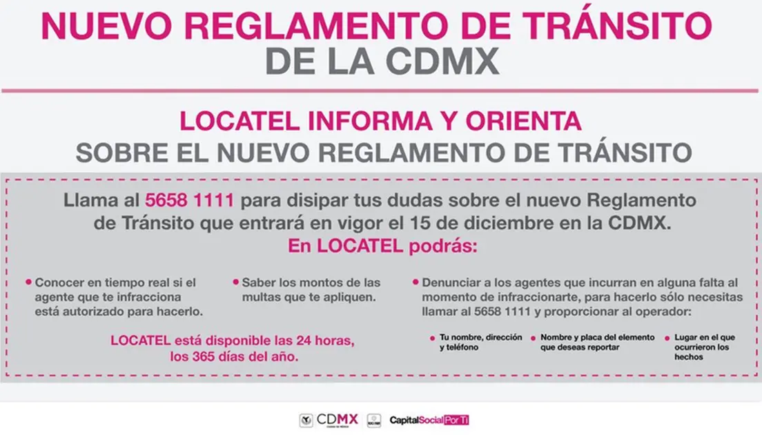 reglamento de tránsito cdmx