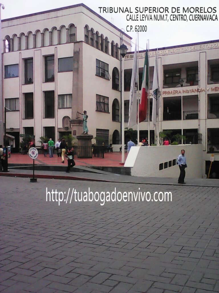 fachada del Tribunal Superior de Justicia de Morelos de Tu Abogado en Vivo