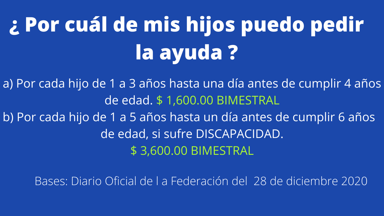 AYUDA PARA PADRE O MADRE SOLTERO
